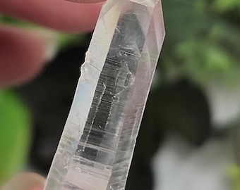 Double Terminated BN Lemurian Quartz Santander Colombia: 4cm or 1.6in long- D44
