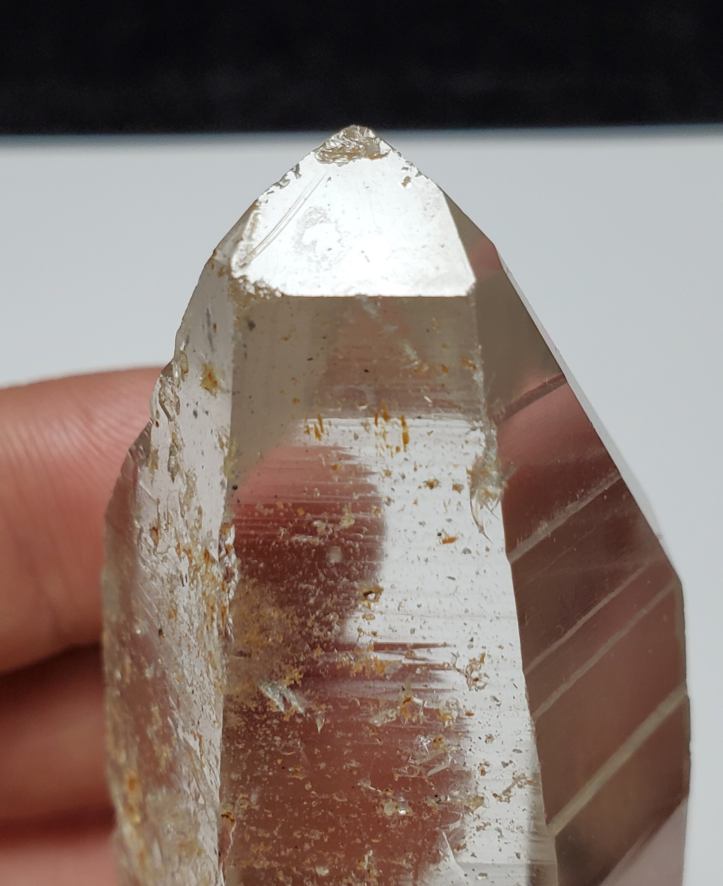 3 Inch, 110 Grams Optical Quartz Crystal from Arkansas, USA, Water