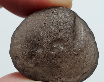 Colombianite from the Cauca River, Colombia- 9.3 Grams- Rounded Flat- Highly Translucent- E33