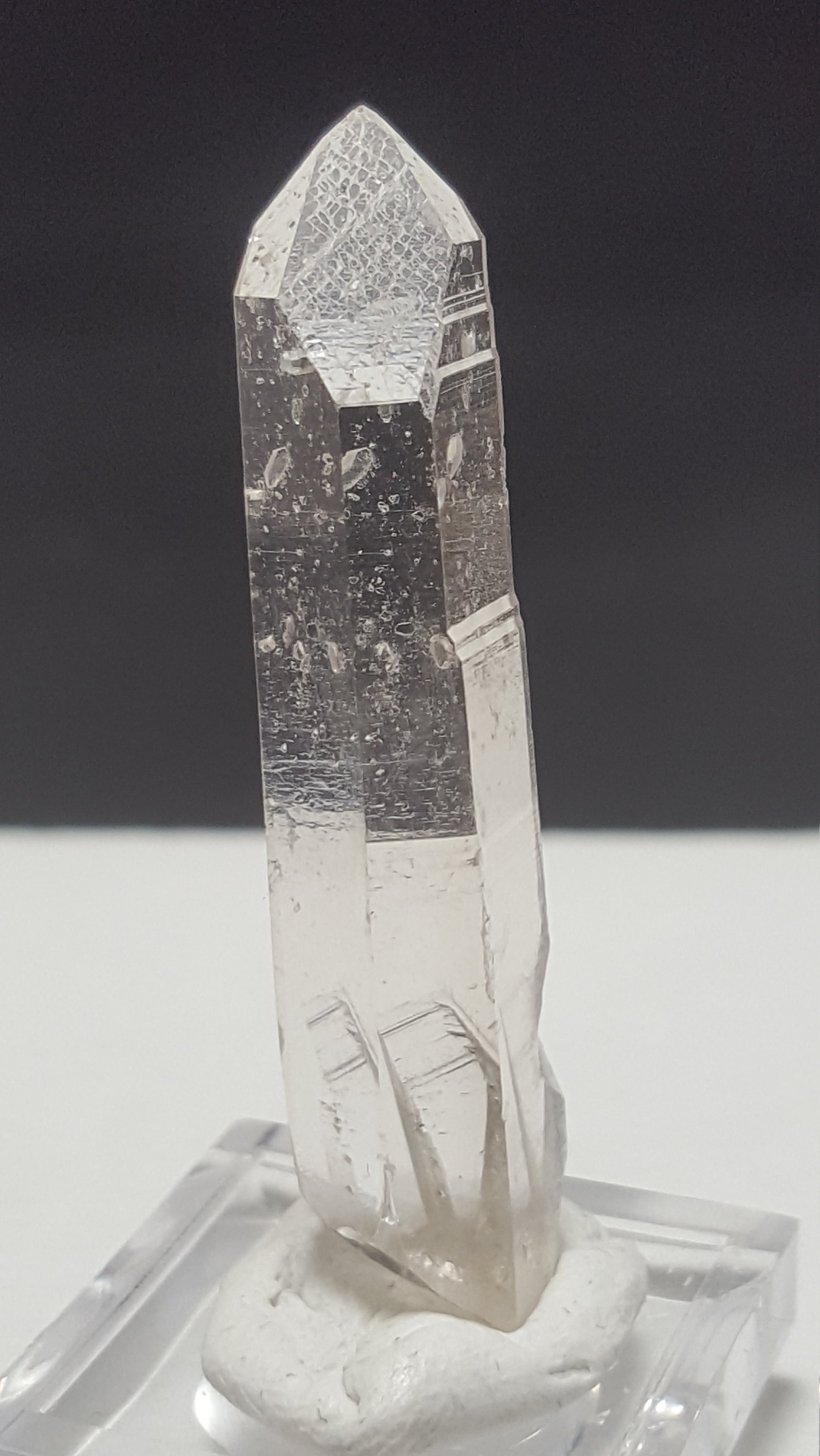 3 Small Optical Quartz Crystal from Arkansas, USA, Water Clear Crystal