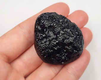 Tektite from Thailand: 39.1 Grams- AAA Quality, Anda Style Branching Texture, Glossy- TU12