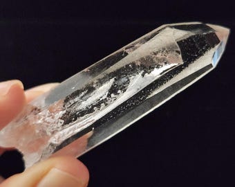Starbrary Quartz: 2.6in or 6.5cm Long- Corinto, Brazil- 'Encoded' Hydrothermal Plane- EL24