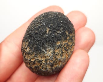 Saffordite 37.1 Grams- "Cintamani Stone" Safford Arizona USA- Large Hefty Palm Stone- Partial Translucent- AJ5