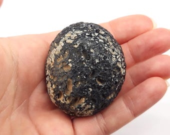 Huge Saffordite Cintamani 101.2 Grams Arizona, USA- Semi Sphere, Beautiful Mineralization Patterns- Translucent- AH2