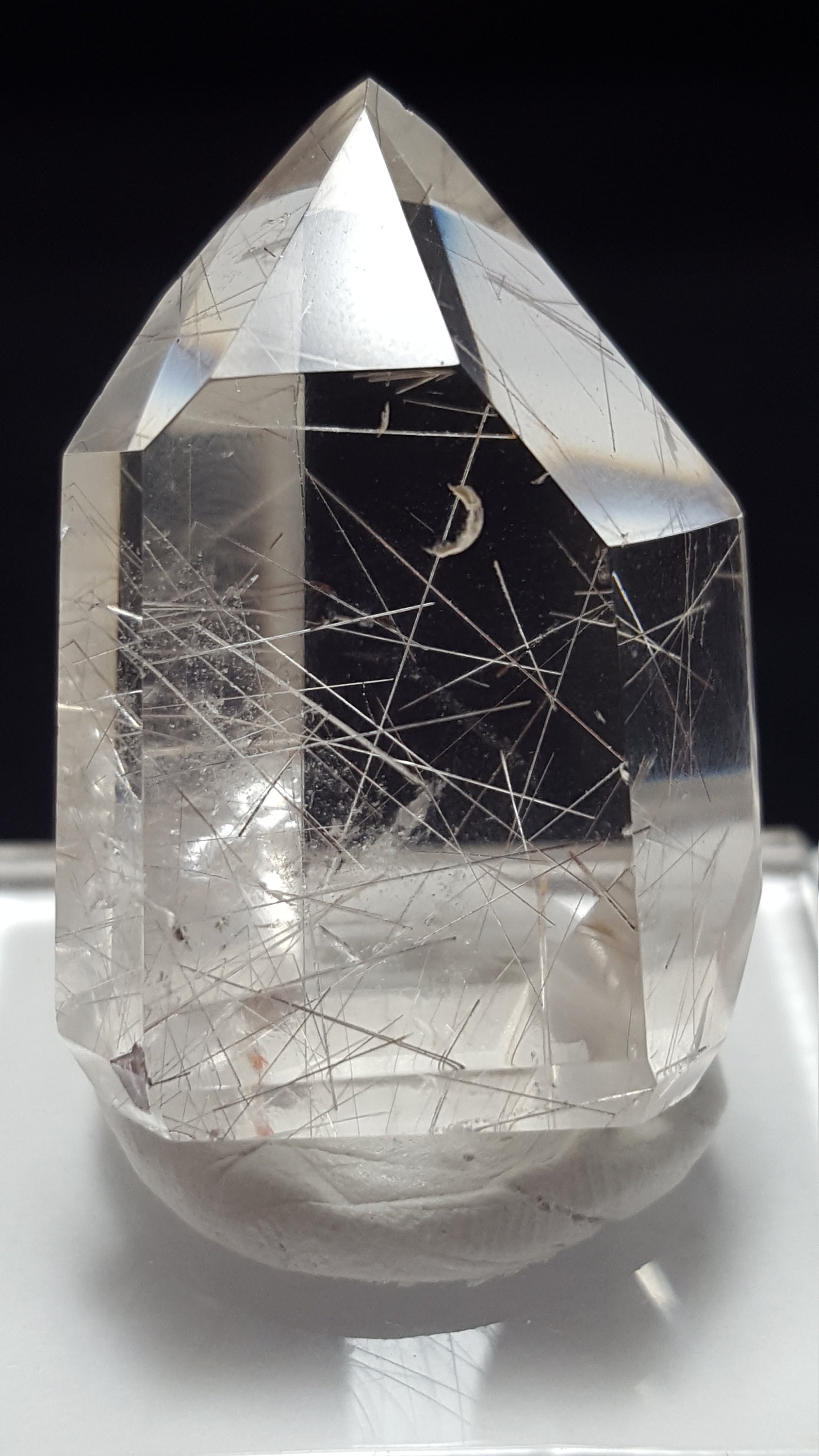 quartzcrystal with rutiles quartzcrystal with rutiles