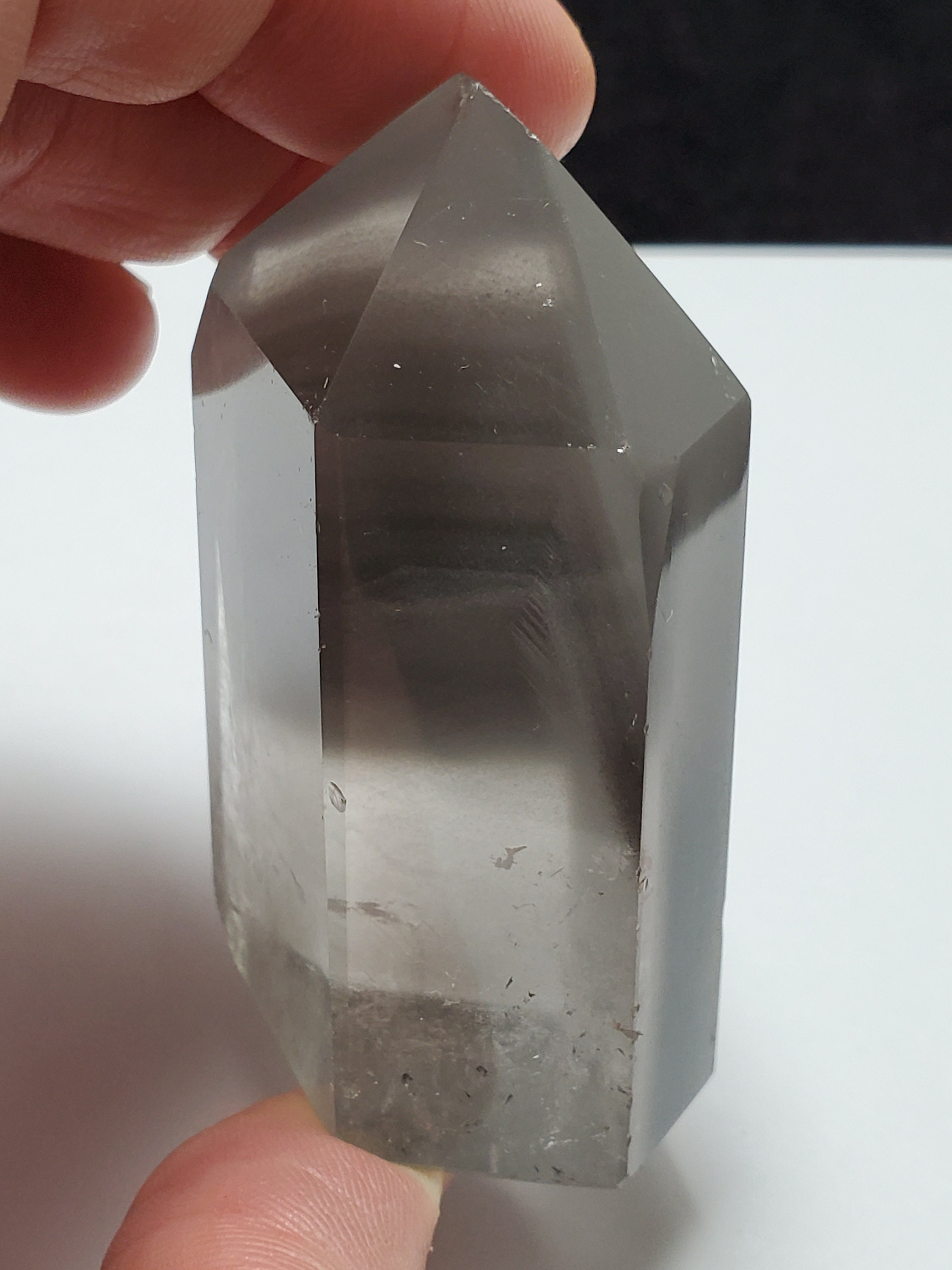 Large Polished Phantom Quartz Crystal from Brazil Various Mineral