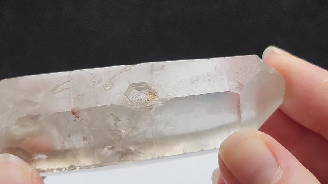 Key Quartz Point Key Portal Lemurian Quartz: 3.4 Inch or 8.7 Cm Long- Serra Do Cabral ...