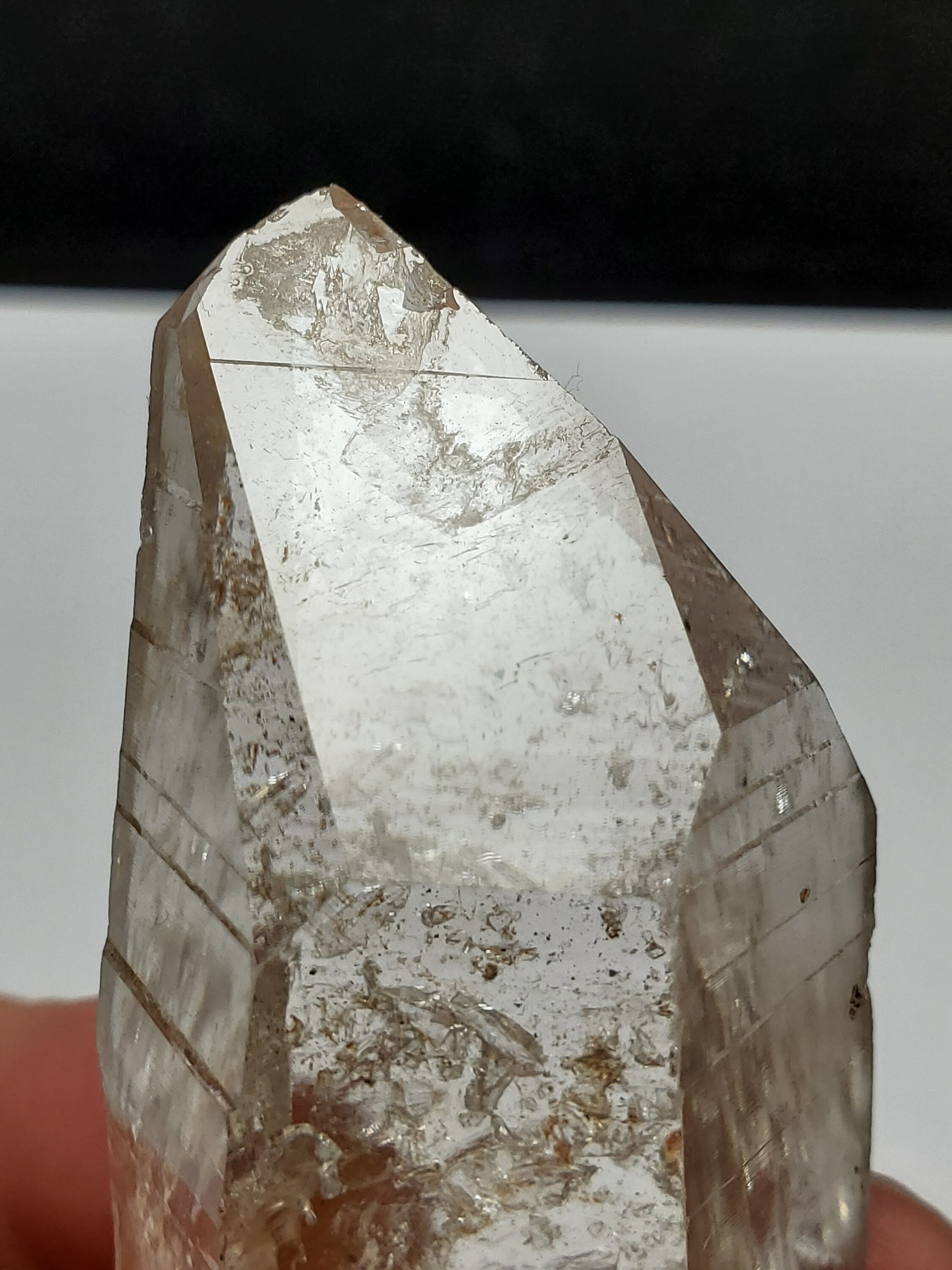 3 Inch, 110 Grams Optical Quartz Crystal from Arkansas, USA, Water