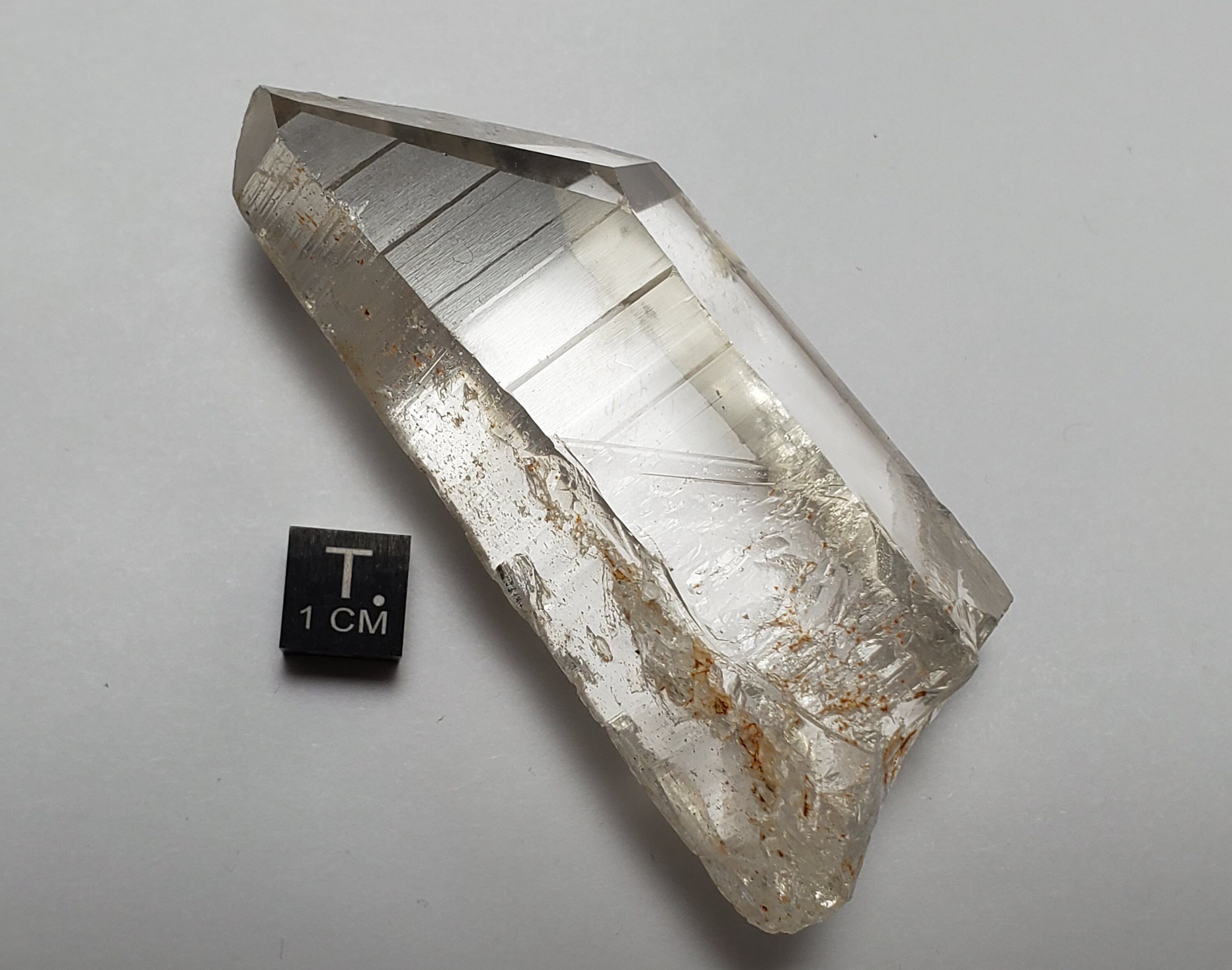 3 Inch, 110 Grams Optical Quartz Crystal from Arkansas, USA, Water