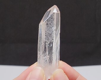 Starbrary Quartz Crystal 2.75in or 7cm Long- Corinto, Brazil- Geometric Thumb Key, Ascending Ladder, Record Keeper- EH9