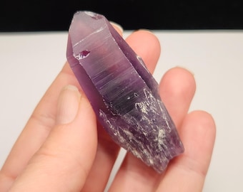 Natural Amethyst Crystal: 6.4cm or 2.5in long Tutu Cliffs Nigeria- Gorgeous Formation Purple Color- NA8
