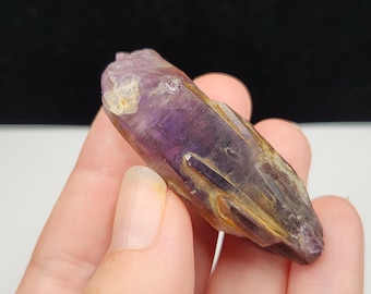Amethyst Quartz Crystal: from Guerrero, Mexico- 1980's Mined Rough Gemstone, Natural Amethyst Point- #1
