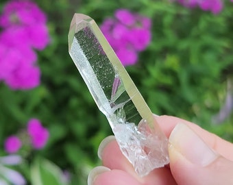 Starbrary Quartz 2inch or 5.2cm Long- Zeca De Souza, Brazil- Optical, Holographic Intaglio Key Portals, Parallel World Plane- H6