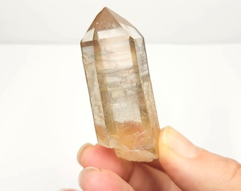 Tangerose 'Tiger Stripe' Quartz: 2.4in or 6.2cm Long, Corinto Brazil- TE2