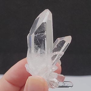 Starbrary Quartz Cluster 2,3 inch of 5,9 cm lang - Corinto, Brazilië - optische helderheid van wereldklasse, regenbogen, meesterleraar, godin Isis - EH2