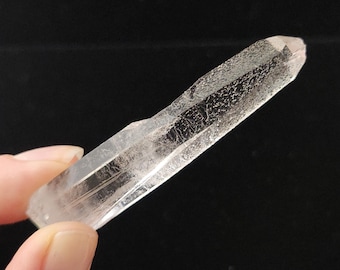 Starbrary Quartz: 2.75in or 7cm Long- Corinto, Brazil- Optical Record Keepers, Deeply Coded- EL22
