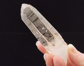 Starbrary Quartz Crystal: 3.8in or 9.7cm Long- Corinto, Brazil- Optical Record Keepers- EL2