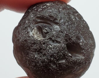 Colombianite from the Cauca River, Colombia- 19.2 Grams- Rounded Semi Spherical, Rune- Translucent- E1
