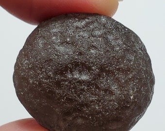 Colombianite from the Cauca River, Colombia- 14.5 Grams- Rounded Semi Spherical, Moon like- Highly Translucent- E5