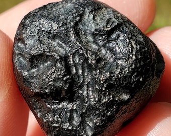 Tektite- Amazing  'Anda' Style Markings, Classic Y-Grooves, "Rodent Chew" Marks- 14.4 Grams- #2- from Thailand