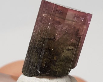 Natural Tourmaline Crystal - Lipstick Liddicoatite Tourmaline Crystal from Madagascar- Raw Gemstone, Multi Color Tourmaline - 3.9 Grams- #5