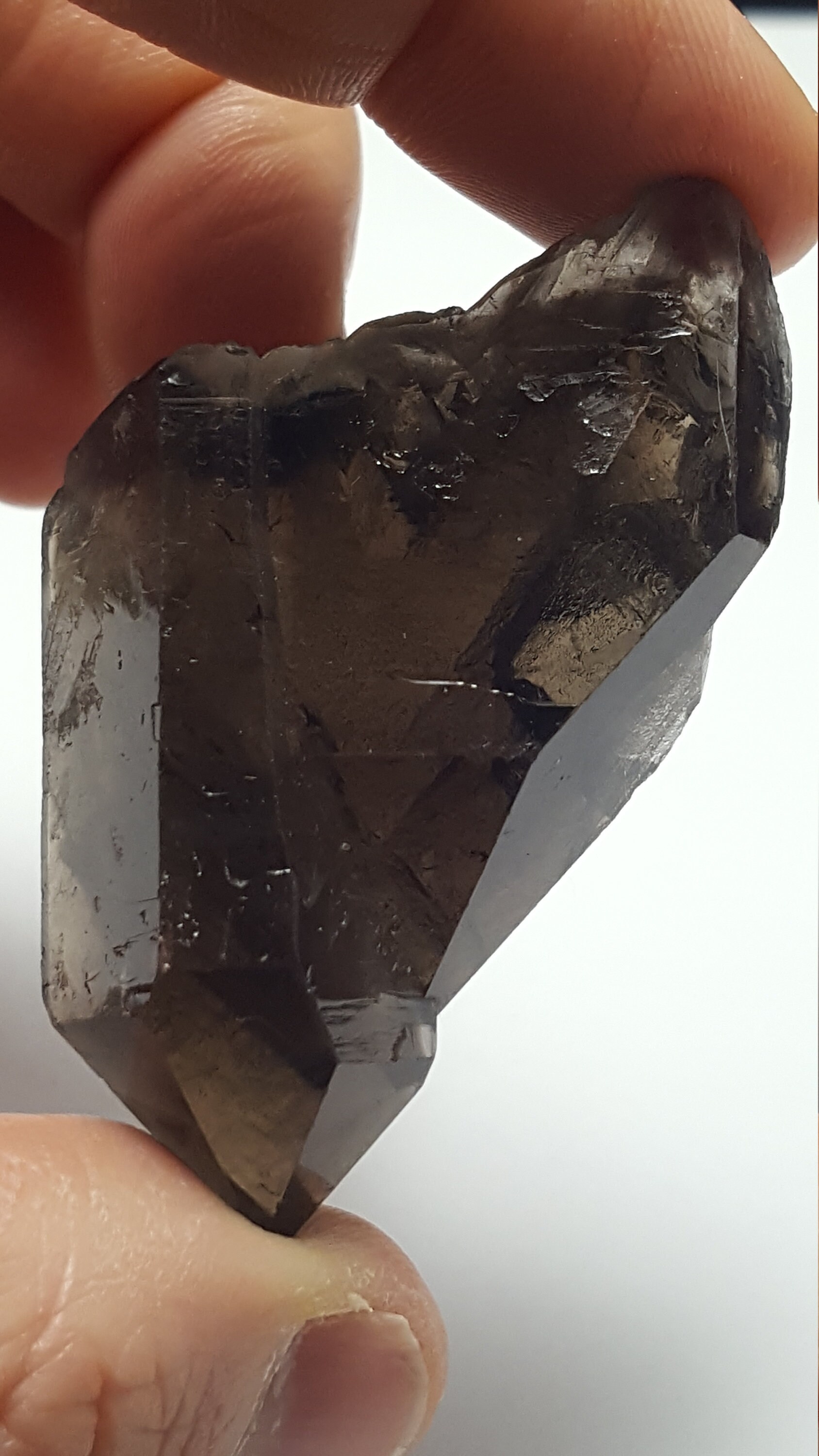 Twin and Double Terminated 41 Grams Beautiful Natural Smoky Quartz