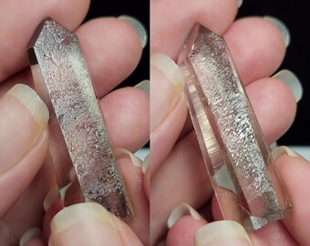 ライトスモーキースターブラリークォーツ - 長さ1.8インチ（4.5cm