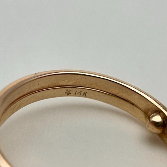 Vintage classically styled prong set solitaire wi… - image 7