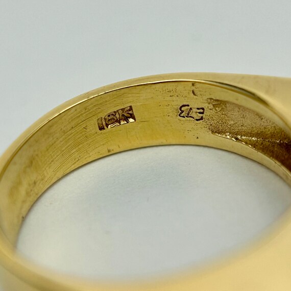 Vintage stackable concave channel set diamond ban… - image 4