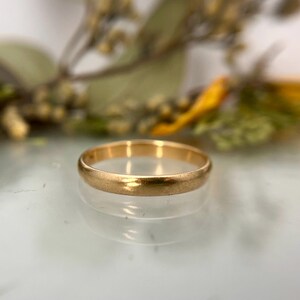 Antique Austro-Hungarian 14k gold ring with stamped assay office P for Pest