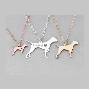 German Shorthaired Pointer Necklace: Personalized Dog Breed Charm