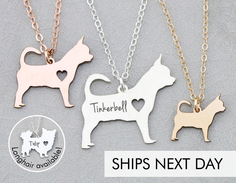 Chihuahua Necklace Teacup Dog Toy Dog Gift Chihuahua Pendant Etsy