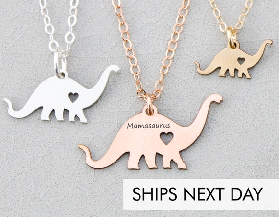Dinosaur necklace sale