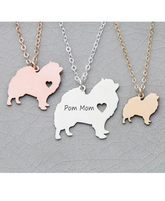 Pomeranian necklace clearance