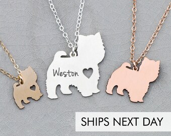Westie Dog Necklace • Westie Jewelry • Custom Dog Jewelry • Unique Dog Pendant • West Highland Terrier • Pet Charm White Terrier