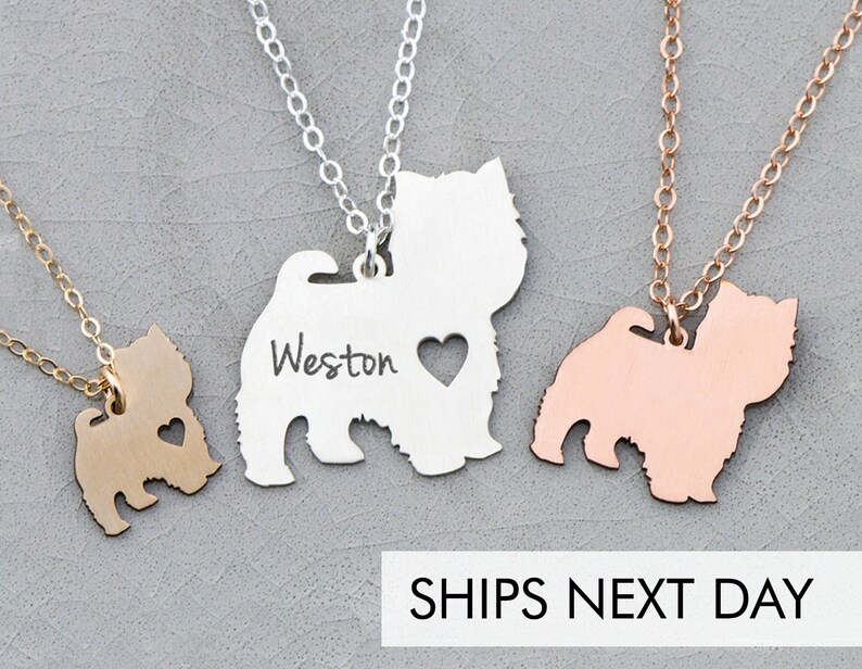 Westie Dog Necklace Westie Jewelry Custom Dog Jewelry Etsy