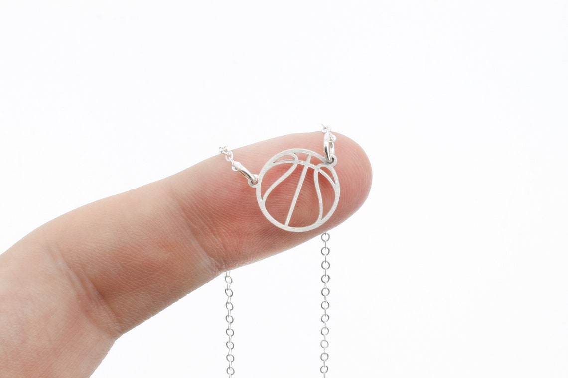 Sports Team Necklace Choose Soccer Basketball Softball Cheer Etsy