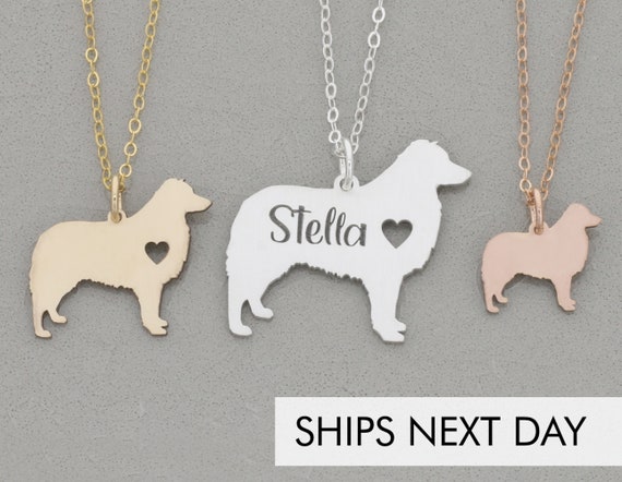 Aussie Dog Necklace Australian Shepherd Gift Aussie Etsy Aussie Dog Necklace Australian Shepherd Gift Aussie Etsy