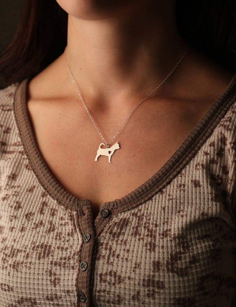 Chihuahua Necklace Teacup Dog Toy Dog Gift Chihuahua Pendant Etsy