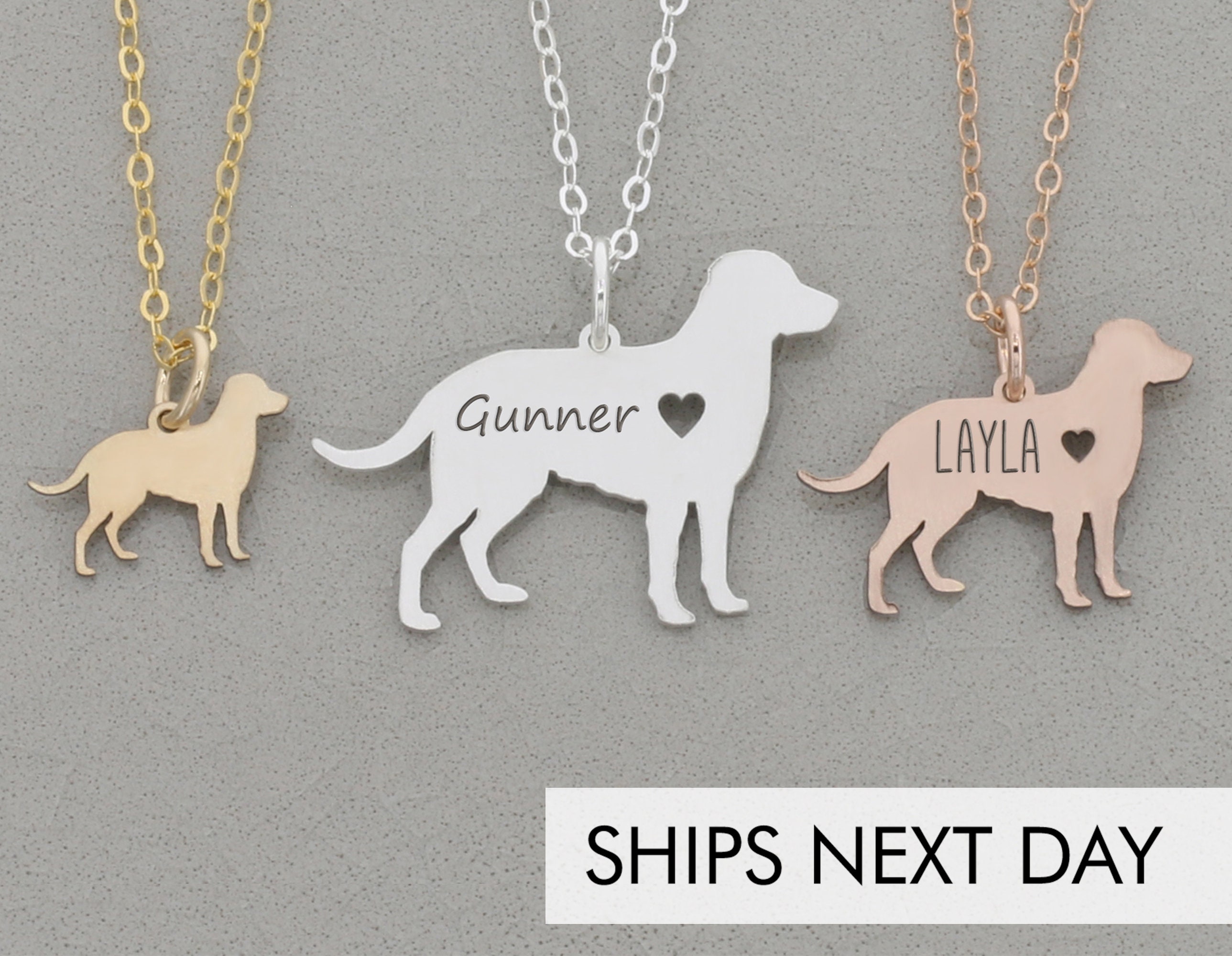 Black 2024 lab necklace