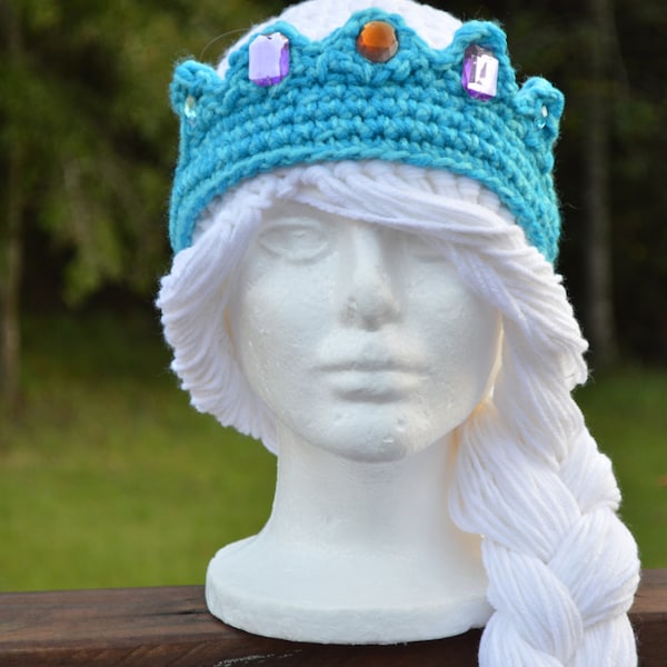 Crochet Elsa Hat Etsy