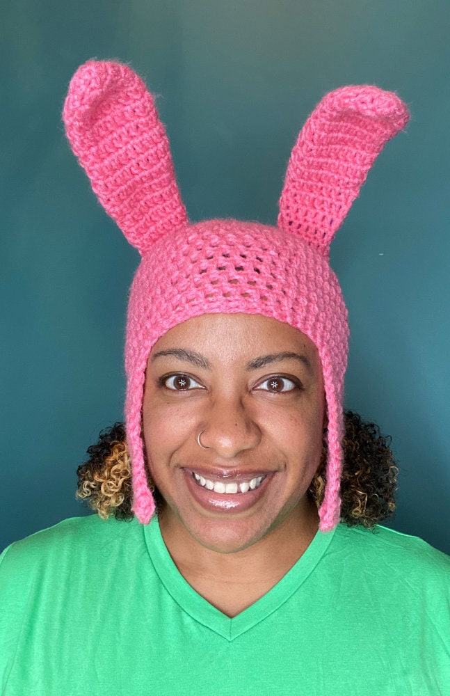  Bob's Burgers Louise Belcher Hat Size: Medium (22  Circumference - See Picture #4 for Measuring Instructions) See My Other  listings for Size Small & Large Available Pink : Everything Else