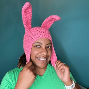 Bob's Burgers Louise Belcher Inspiriert Häkelmütze Muster