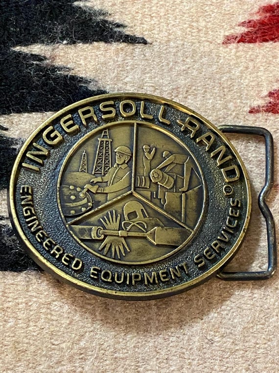 1970s Ingersoll Rand belt buckle