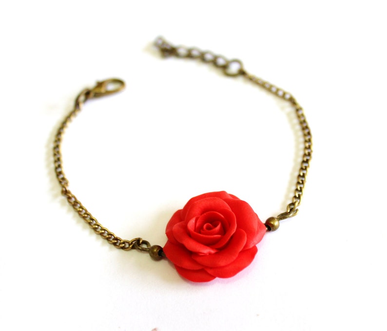 red rose bracelet