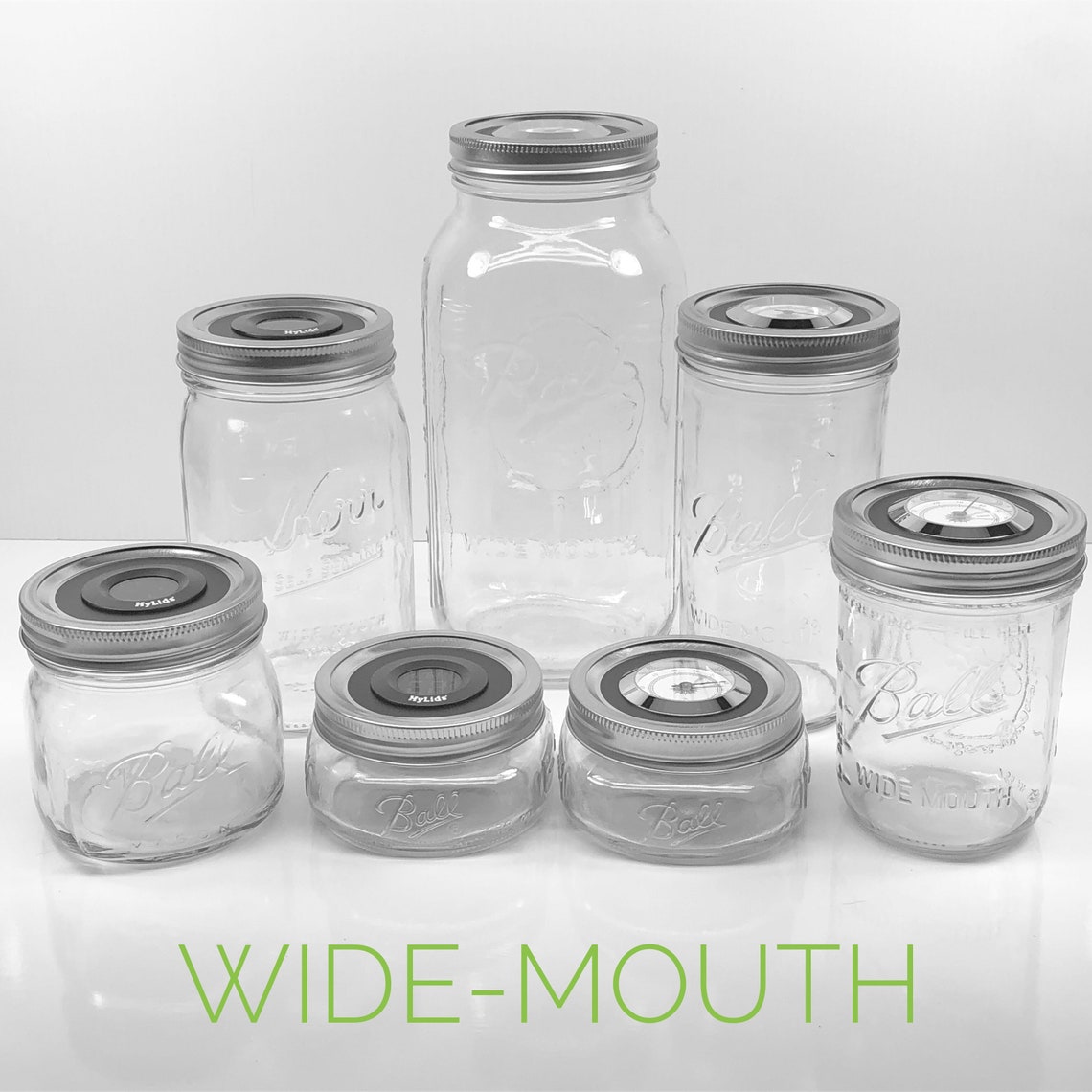 Hylids Curing Jar Hygrometer Lids Make Great Herb Storage Etsy