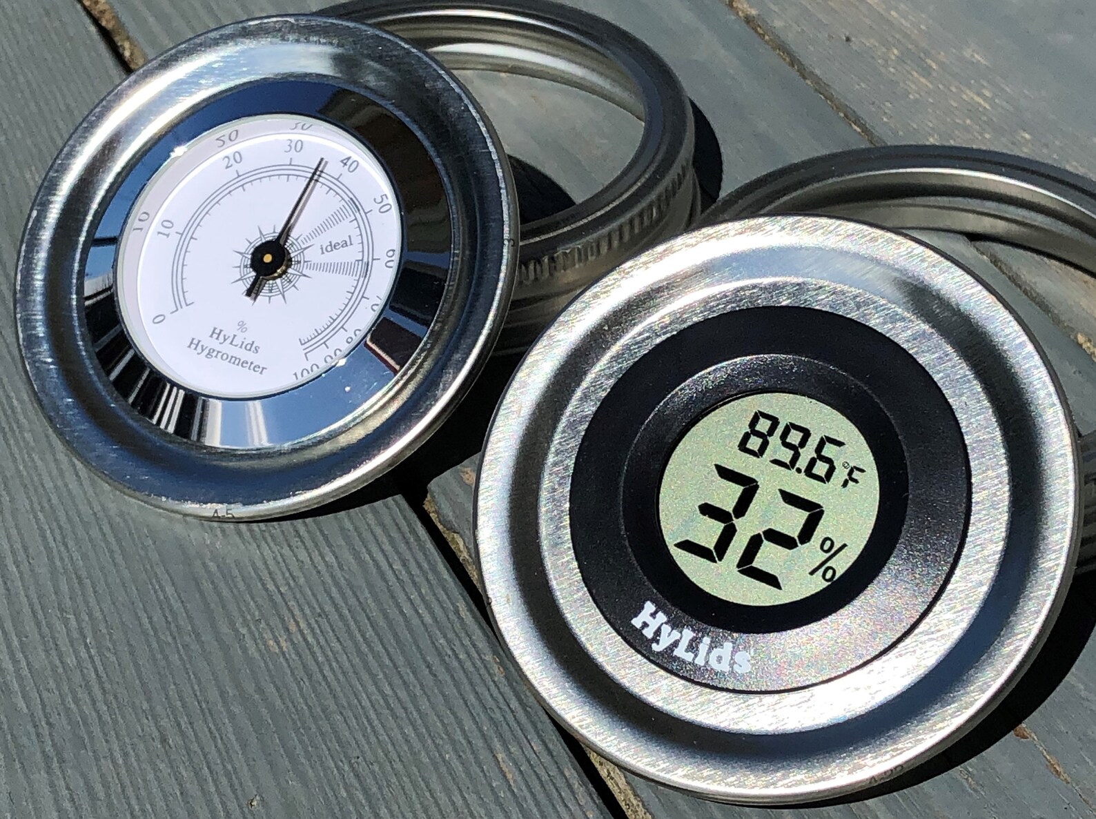 Hylids Curing Jar Hygrometer Lids Make Great Herb Storage Etsy