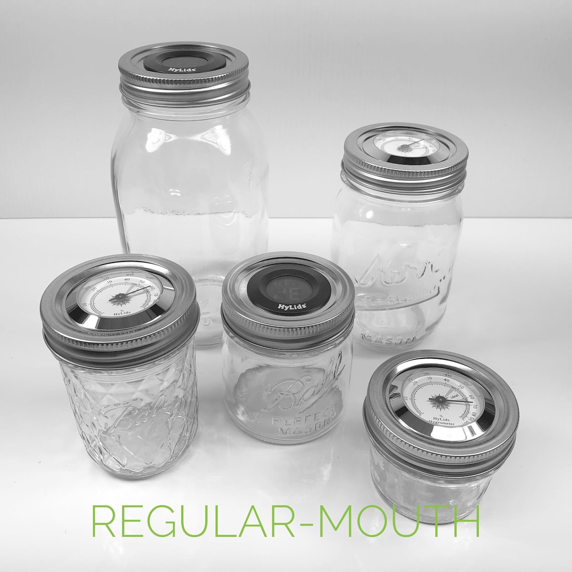 Hylids Curing Jar Hygrometer Lids Make Great Herb Storage Etsy