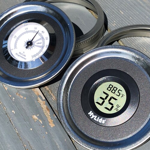 Hylids Curing Jar Hygrometer Lids Make Great Herb Storage Etsy Canada