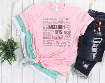 Backstreet boys shirt | Etsy